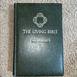 The Living Bible Paraphrased Hardcover Seventh Printing March 1972
